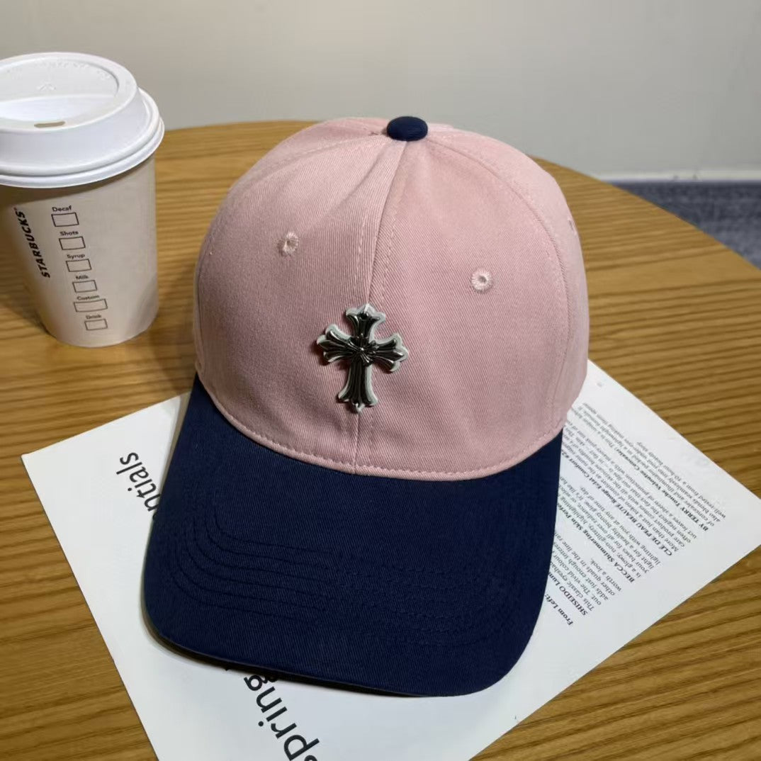 Chrome Hearts Ripped Denim Baseball Cap