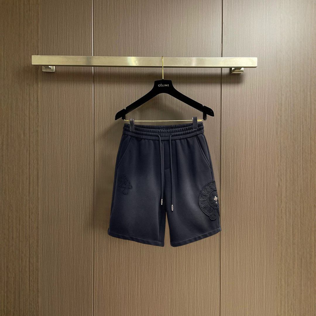 Chrome Hearts horseshoe cross breathable casual shorts