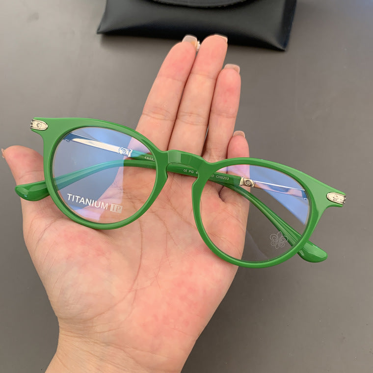 Chrome Hearts retro large frame versatile glasses