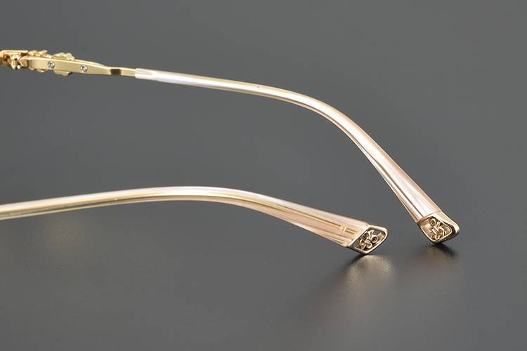 Chrome Hearts-Inspired Retro Dagger Business Eyewear Pure Titanium Frames
