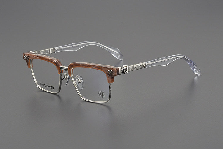 Chrome Hearts Style Hand-Carved Eyewear