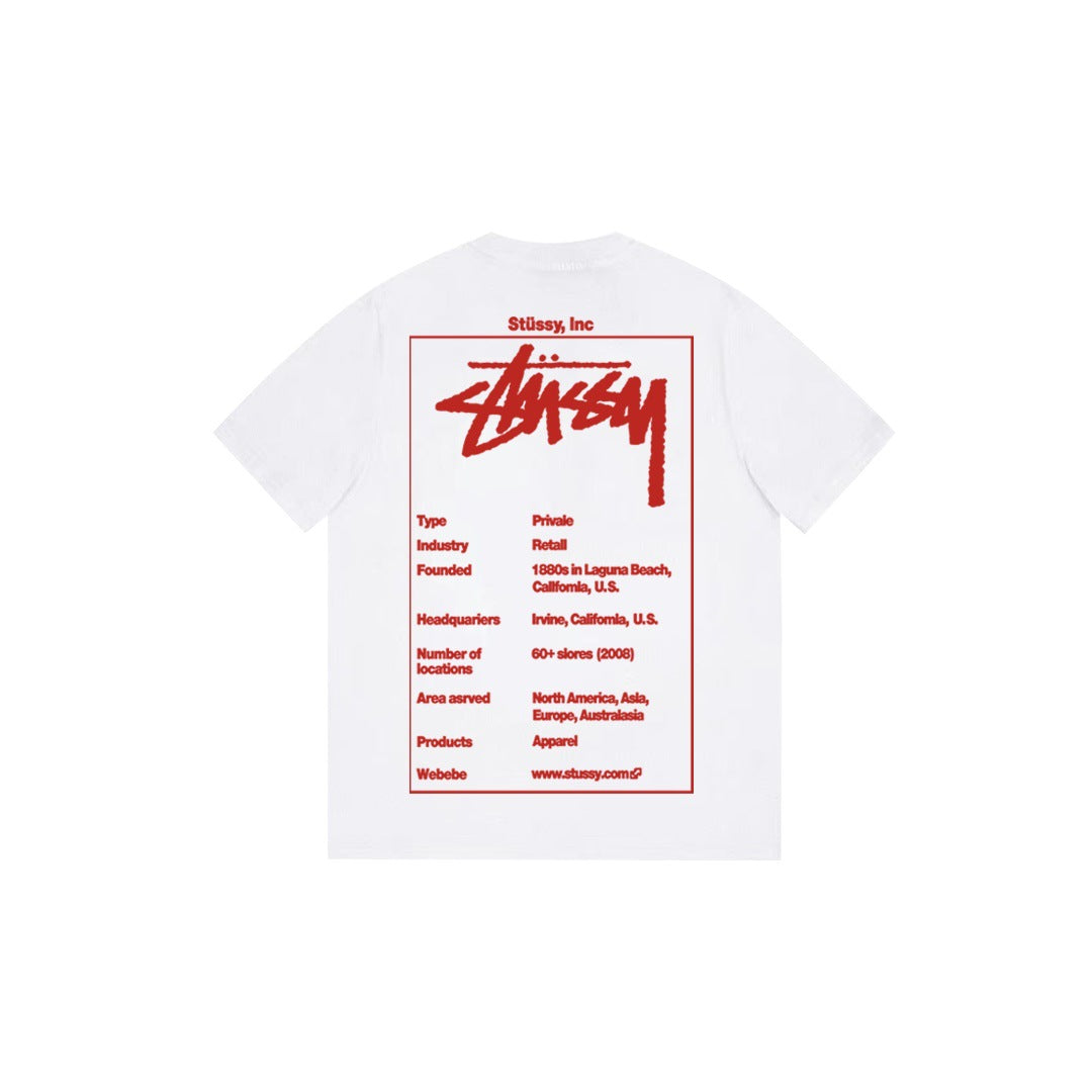 Stussy Classic Basic Loose Fit Short-Sleeve T-Sleeve