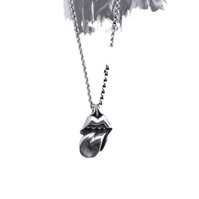 chrome hearts tongue necklace