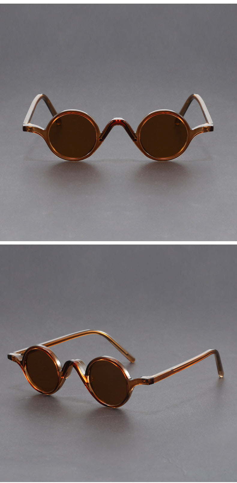 Punk Retro Small Round Sunglasses