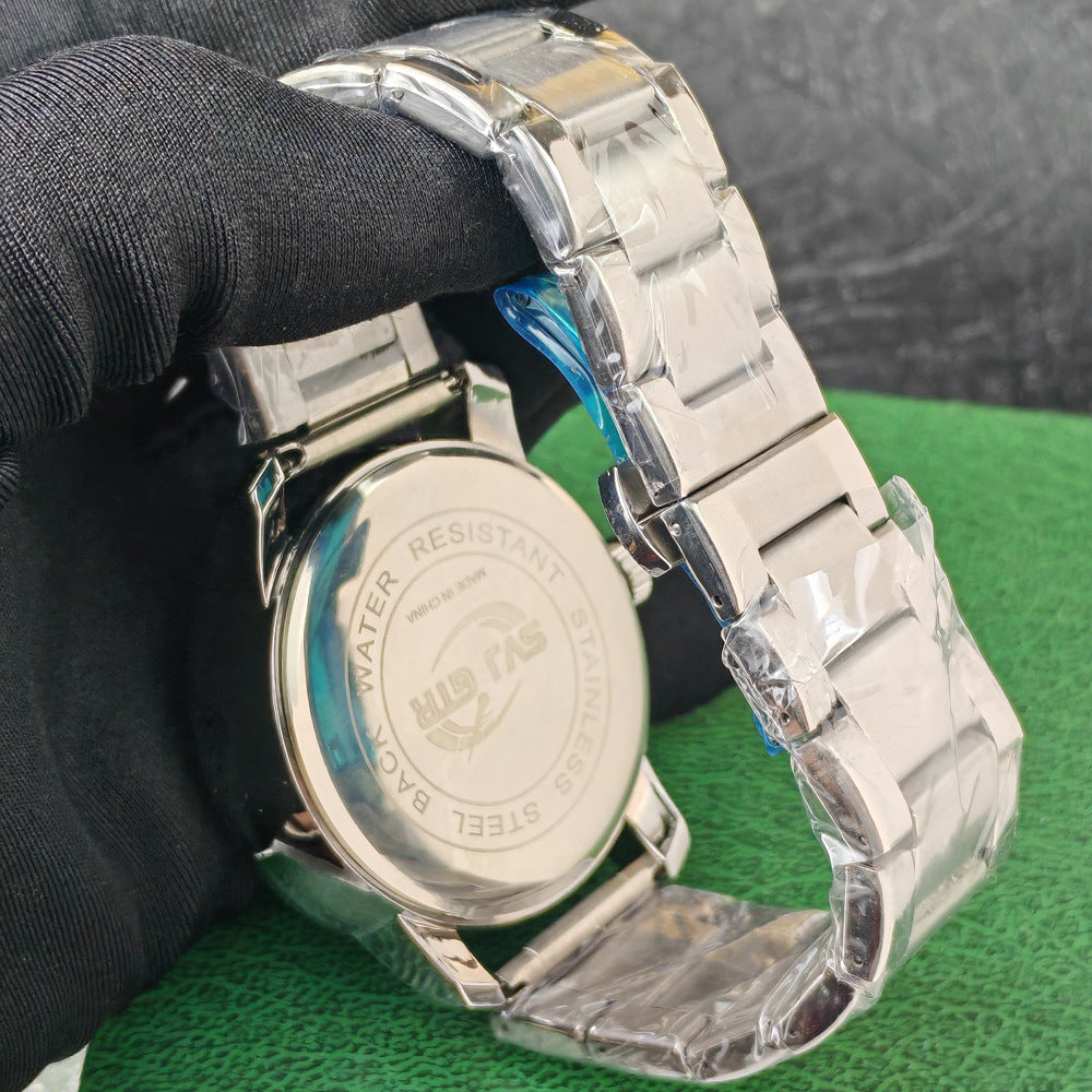 Rotary wheel quartz watch
