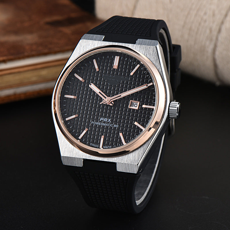 Simple and Generous Checkered Dial Colorful Watch