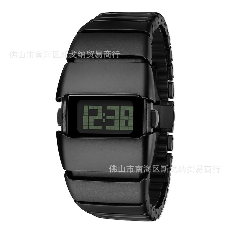 Y2K Futuristic Retro LED Digital Watch