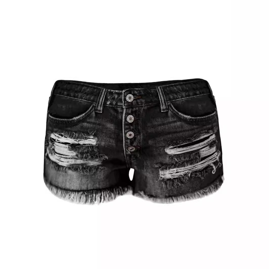 Trendy Distressed Denim Shorts for Women