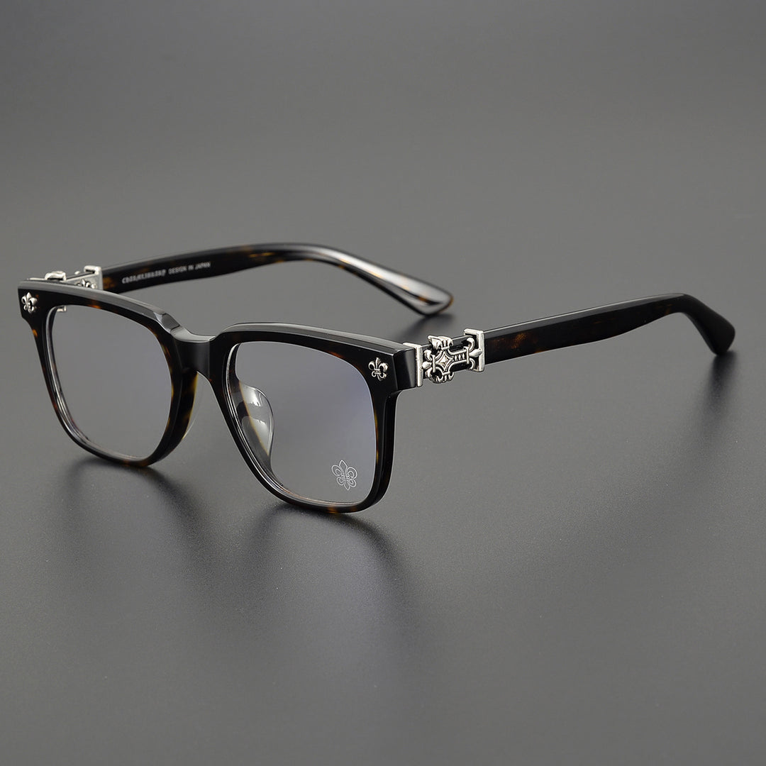 Chrome Hearts Large Square-Frame Acetate Glasses
