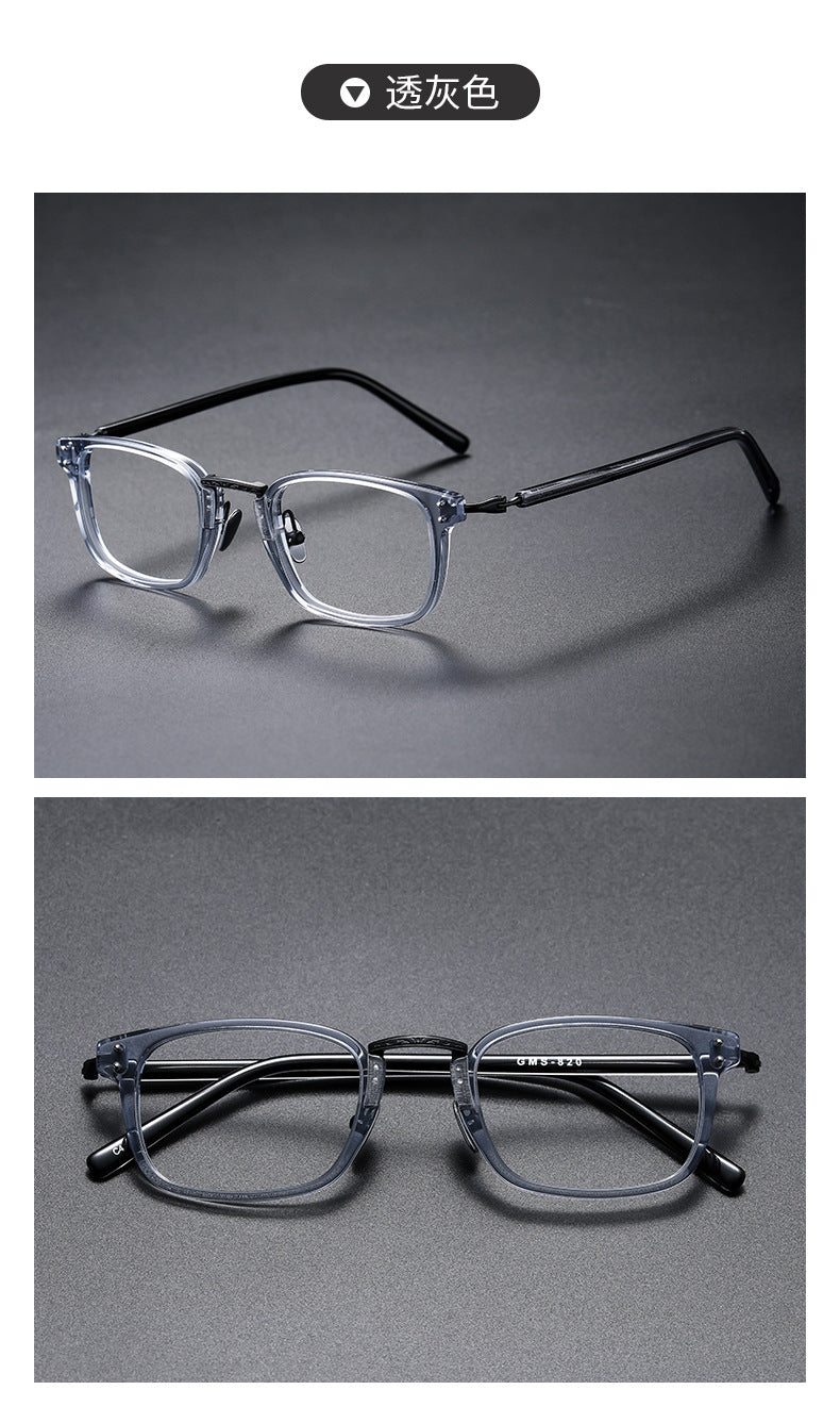 Small square retro eyeglass frames