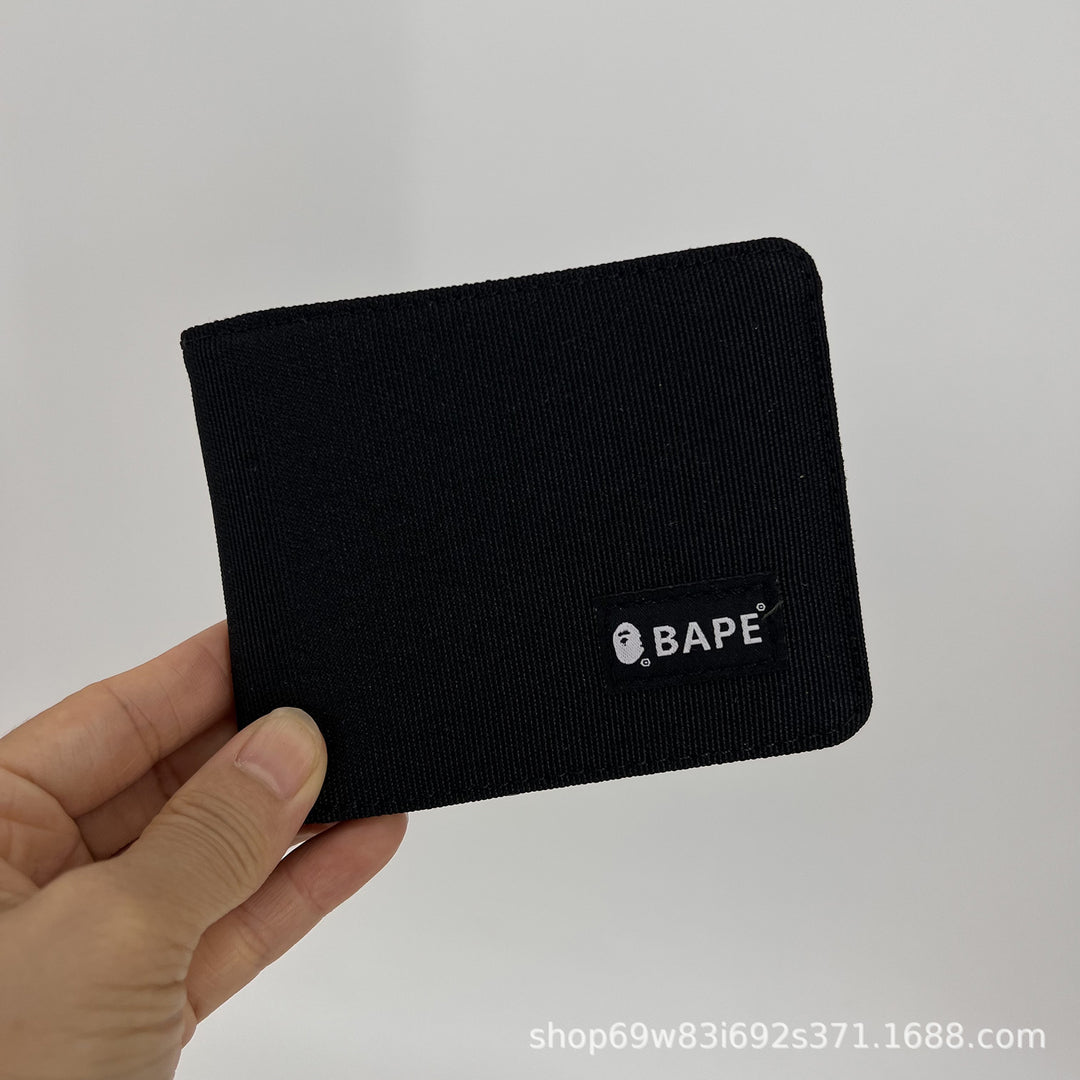 BAPE camouflage card holder wallet
