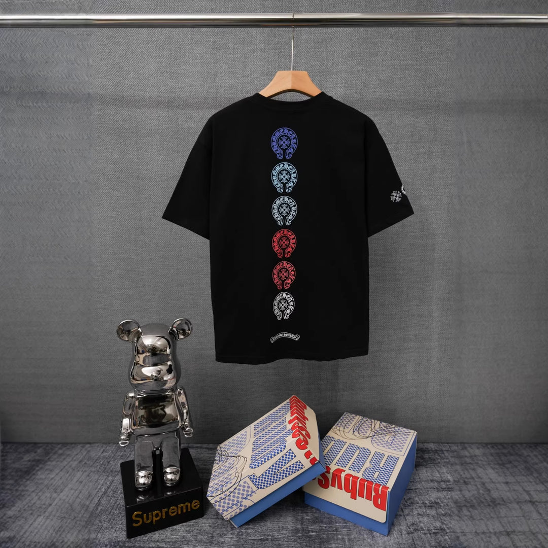 Chrome Hearts Summer Short-Sleeve Printed T-Shirt