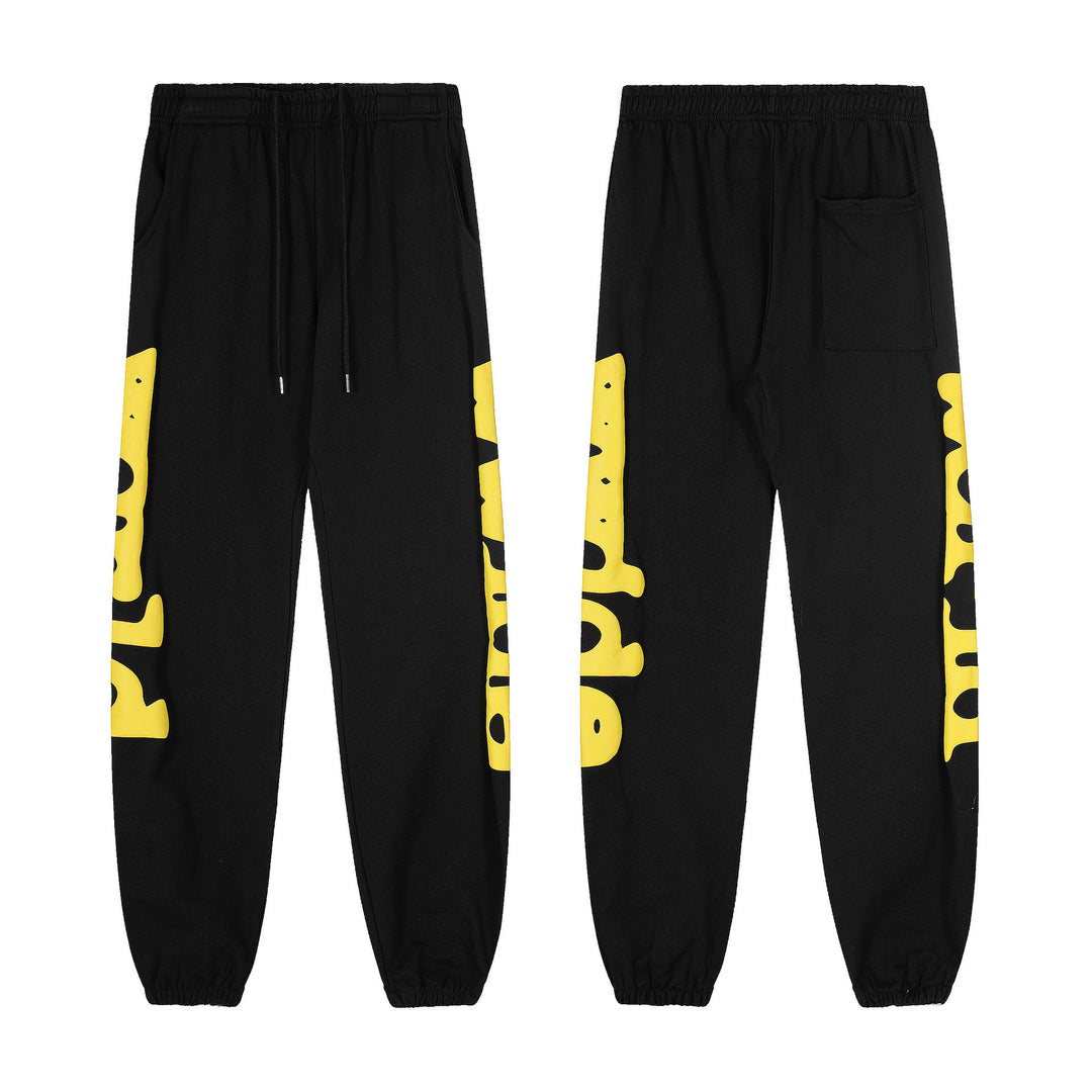 Sp5der555555 Spiderweb Foam Print Sweatshirt Set