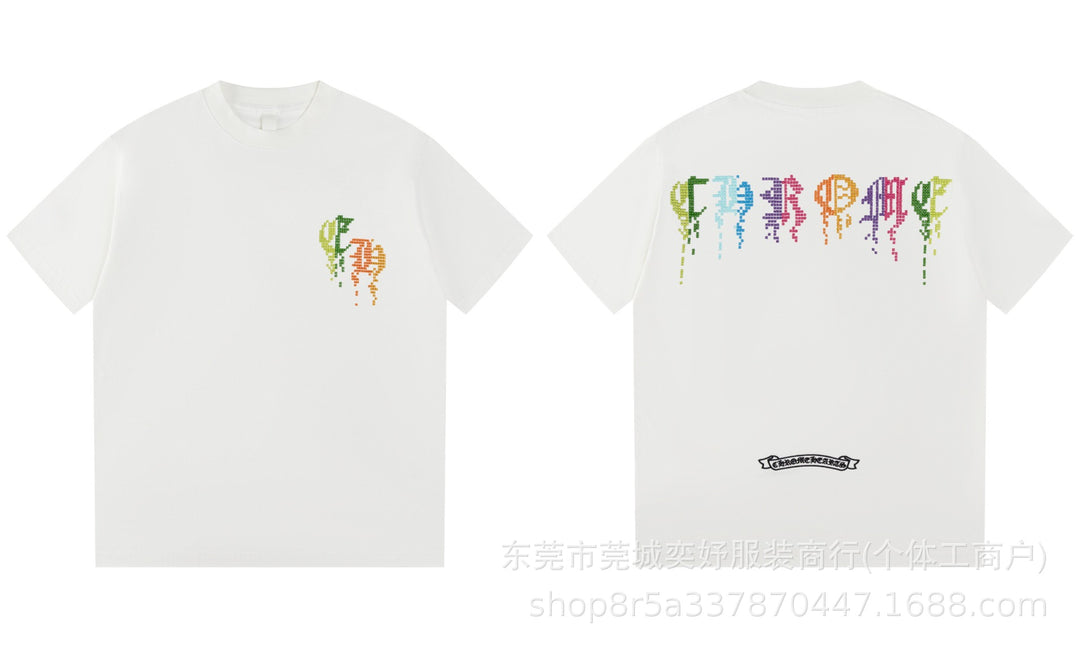 Chrome Hearts Sanskrit Print Short-Sleeve T-Shirt