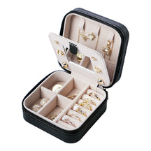Mirror jewelry storage box for women