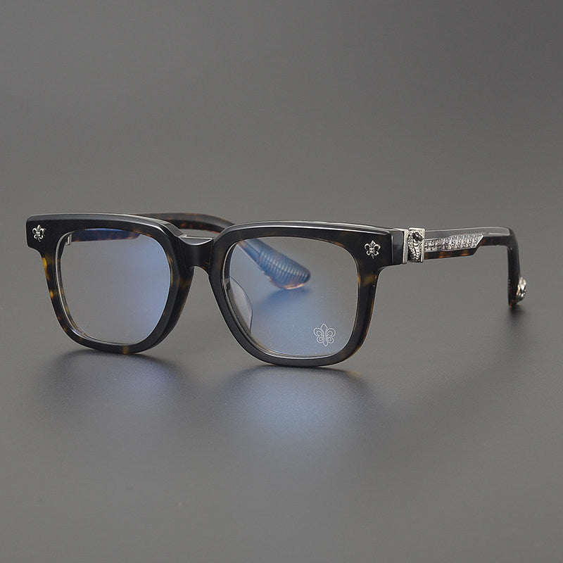 Chrome Hearts carved snake logo glasses