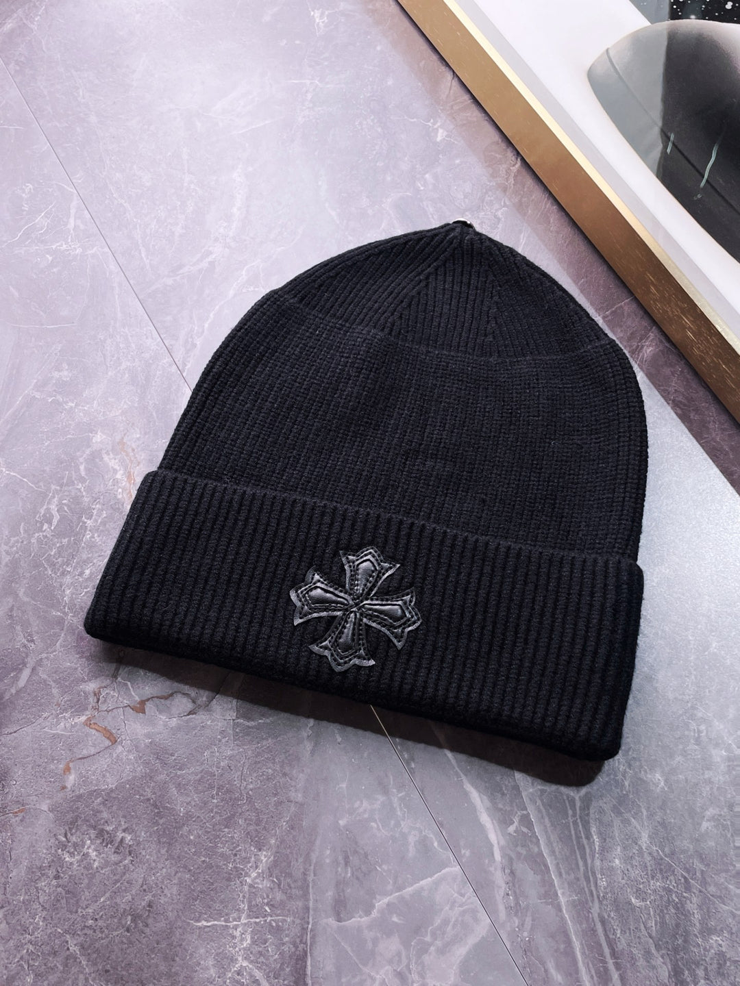 Chrome Hearts embroidered knitted hat