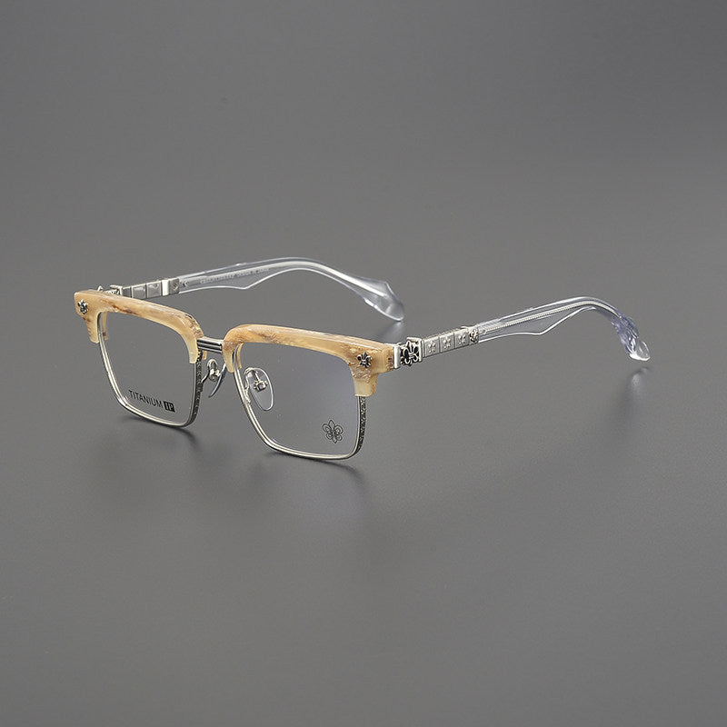 Chrome Hearts Style Hand-Carved Eyewear