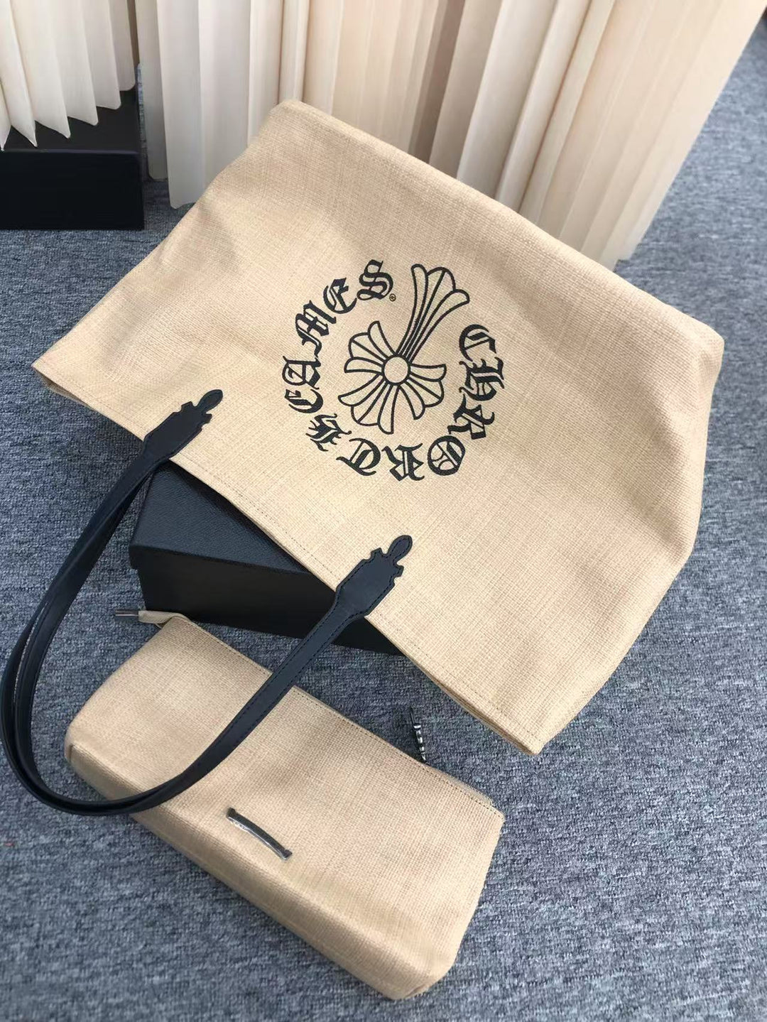 Chrome Hearts woven large capacity shoulder bag