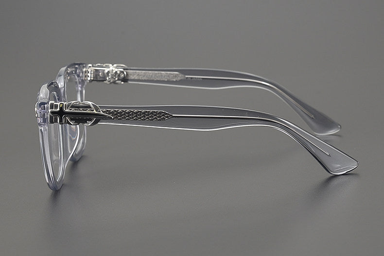 Chrome Hearts large frame clear lens glasses