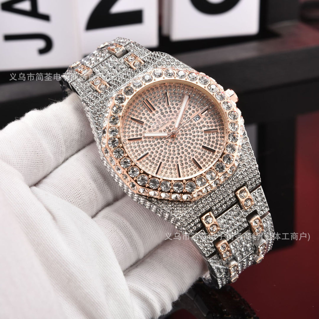 AP Full-Diamond Quartz Watch