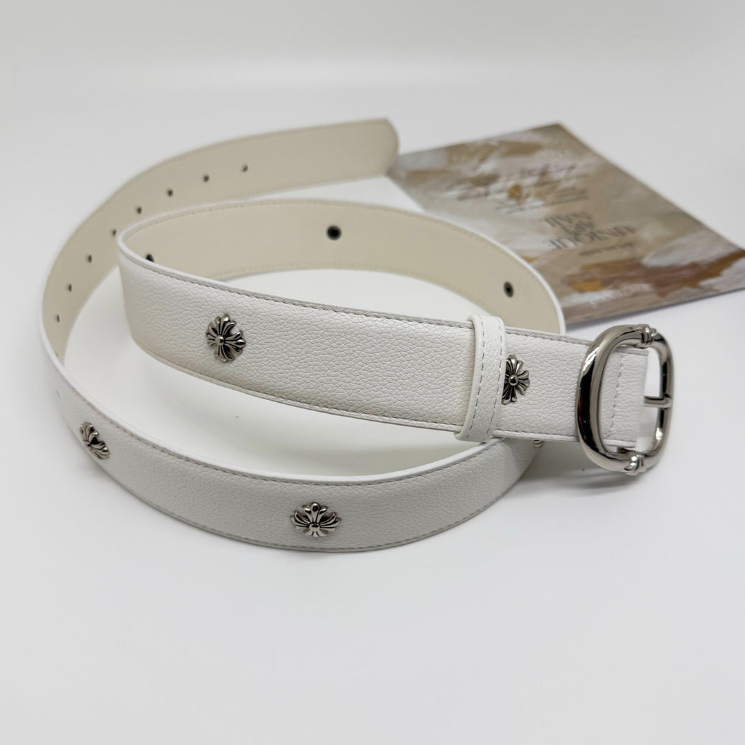 Chrome Hearts Pin Buckle Studded Belt