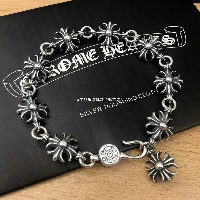 Chrome hearts bracelet punk hip hop brand rough