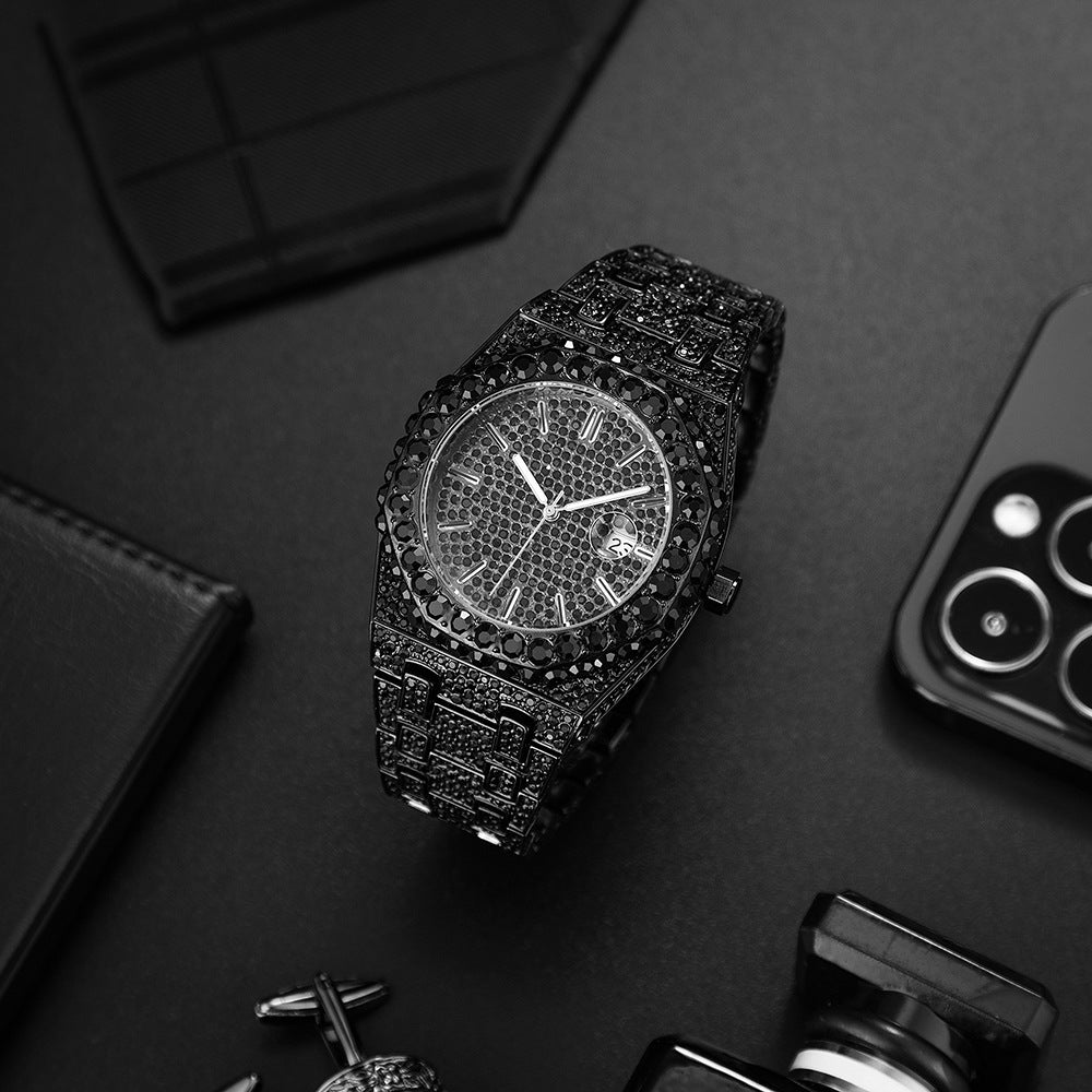 "Starry Sky" Diamond-Set Men's Quartz Watch