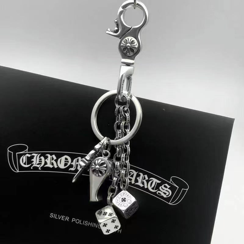 chrome hearts keychain bag chain