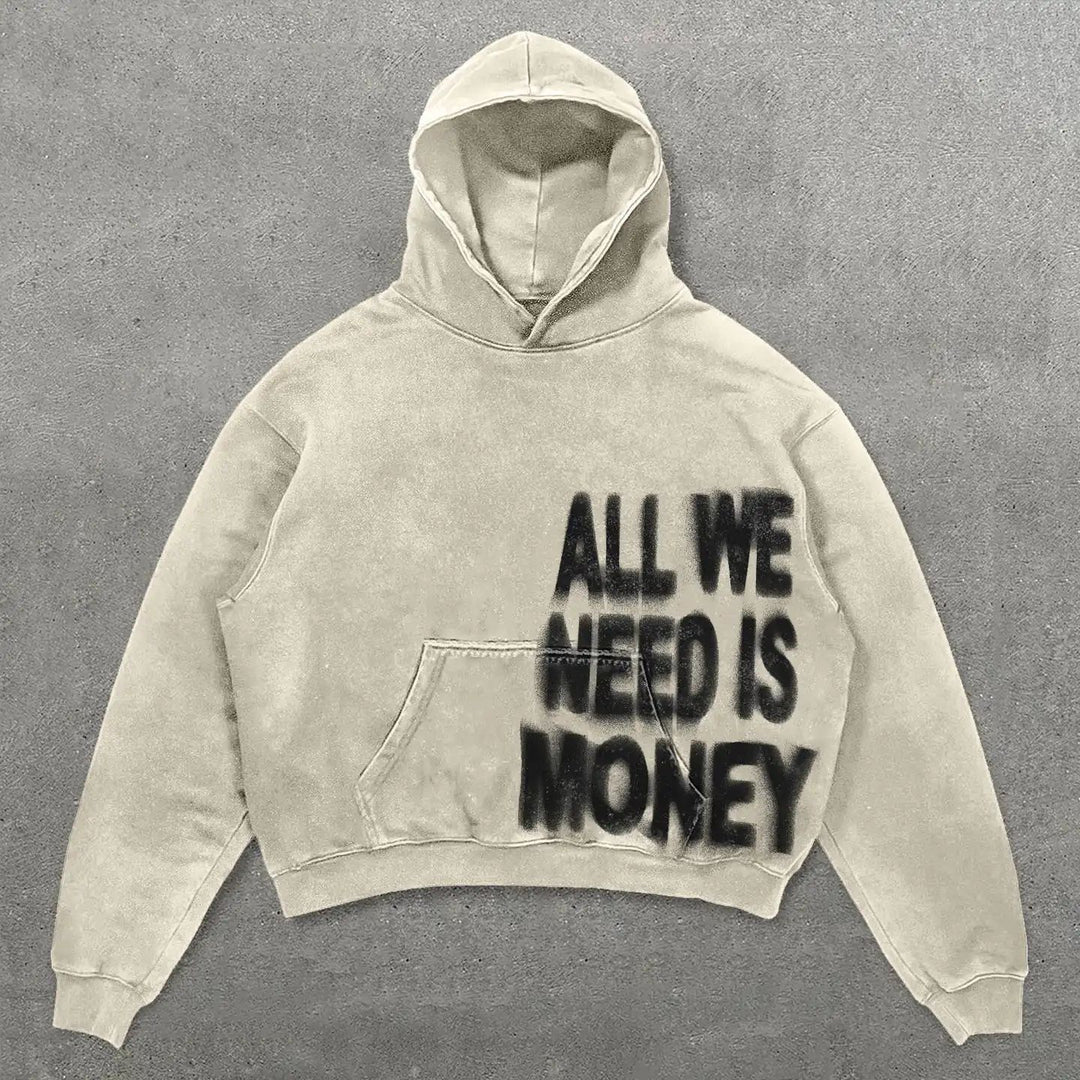 Y2K All We Need Is Love Pullover Sweatshirt