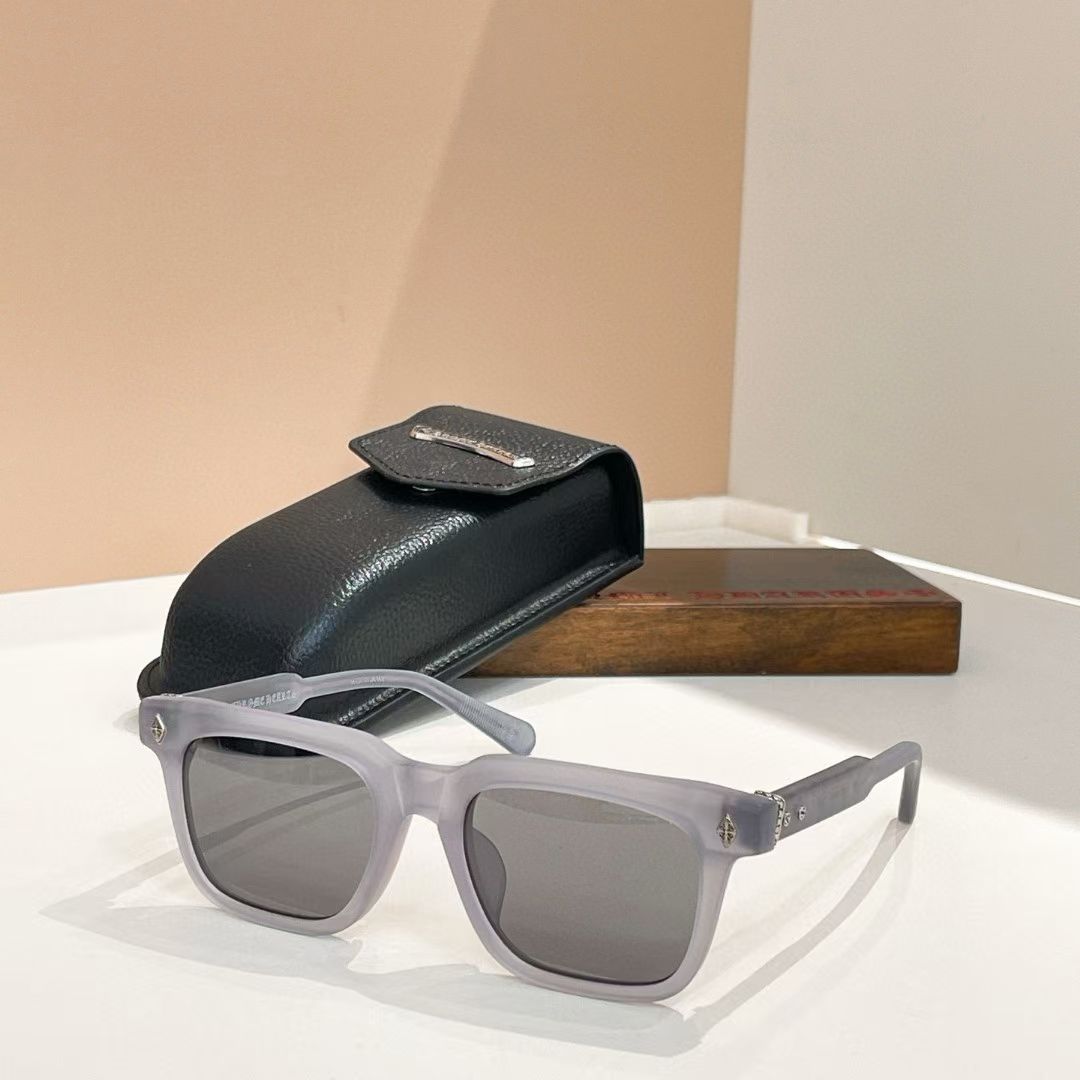 Chrome Hearts AMB Square-Frame Sunglasses