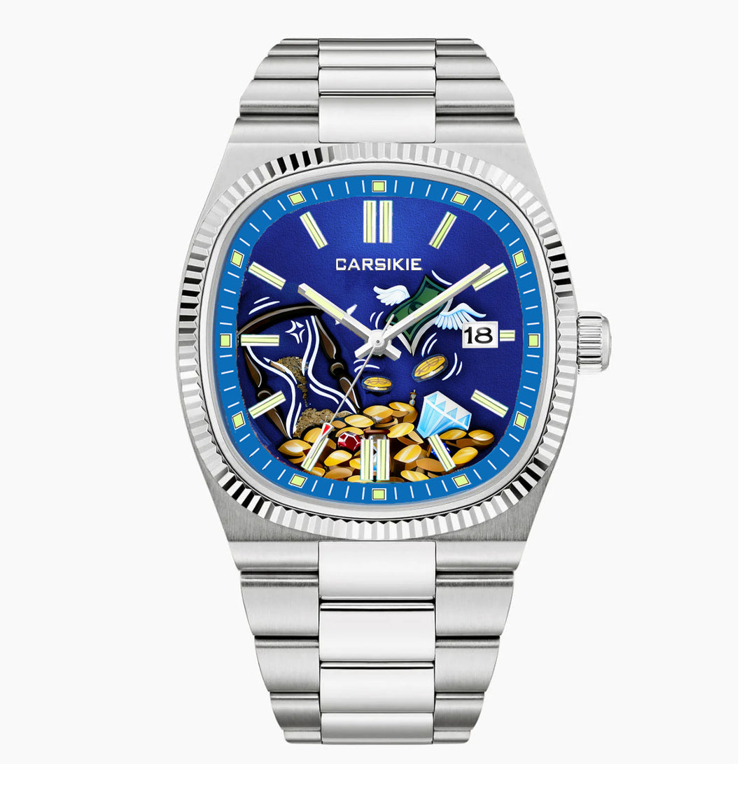 Square Cartoon-Themed Sports Watch
