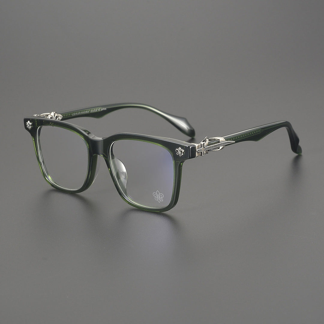 Chrome Hearts Premium Retro Oversized Square Eyeglasses