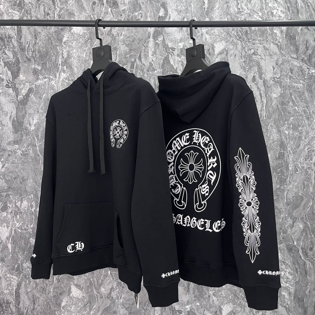 Chrome Hearts Cross Horseshoe Pullover Hoodie