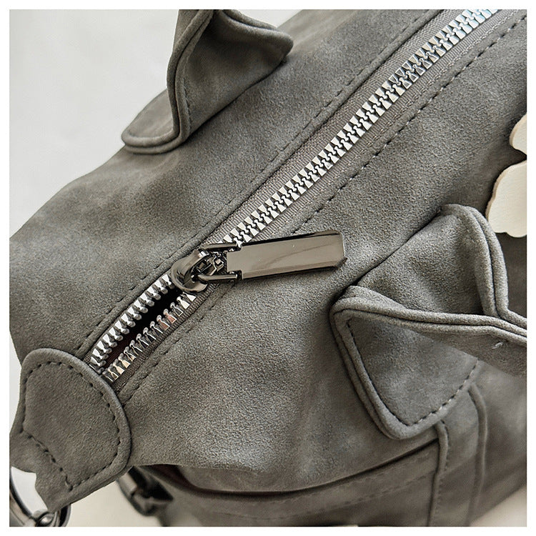 Chrome Hearts grey Patchwork Travel Bag
