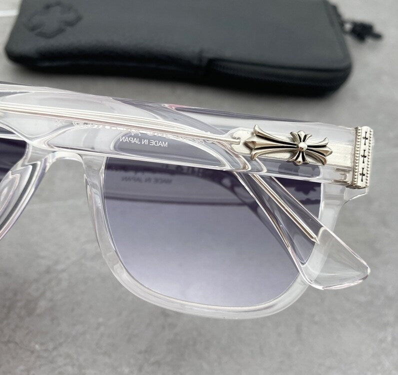 Chrome Hearts OFFICER Cross-decorated Sunglasses