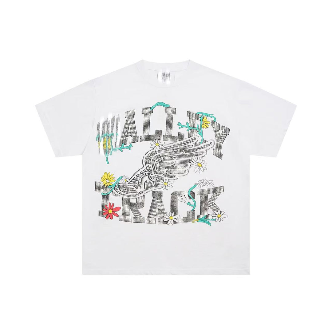 VAL Washed and Distressed Streetwear T-Shirt