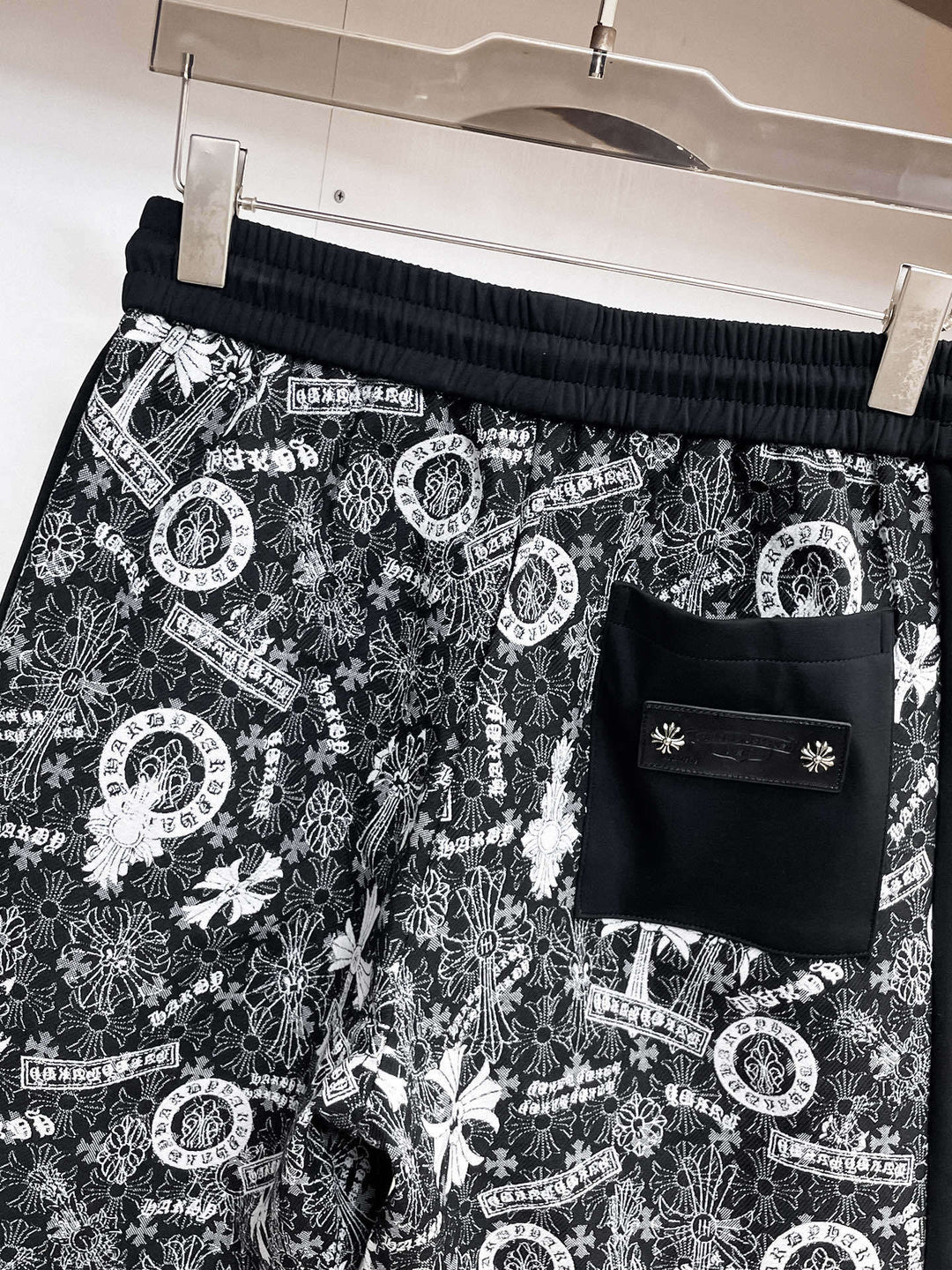 Chrome Hearts horseshoe cross breathable casual shorts