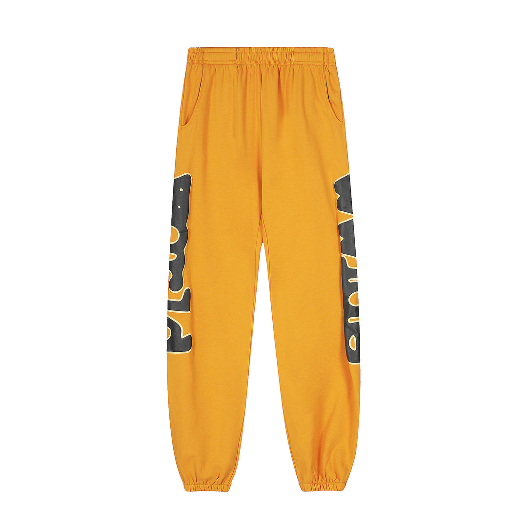 Sp5der 555555 star pattern hooded trousers and sweatshirt