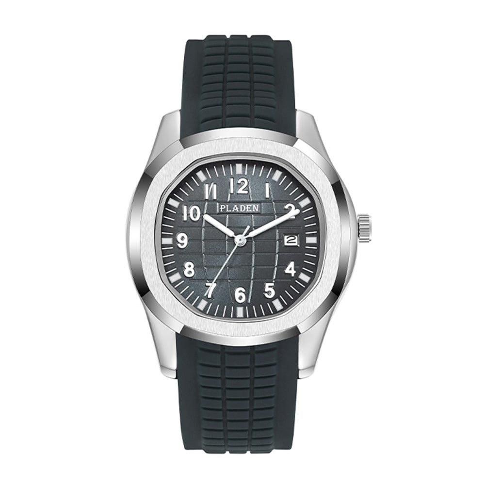 Grenade Luminous Silicone Strap Quartz Watch