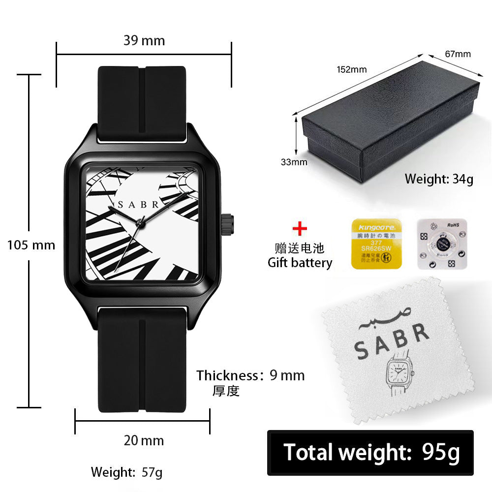 Stylish Waterproof Wristwatch with Calendar