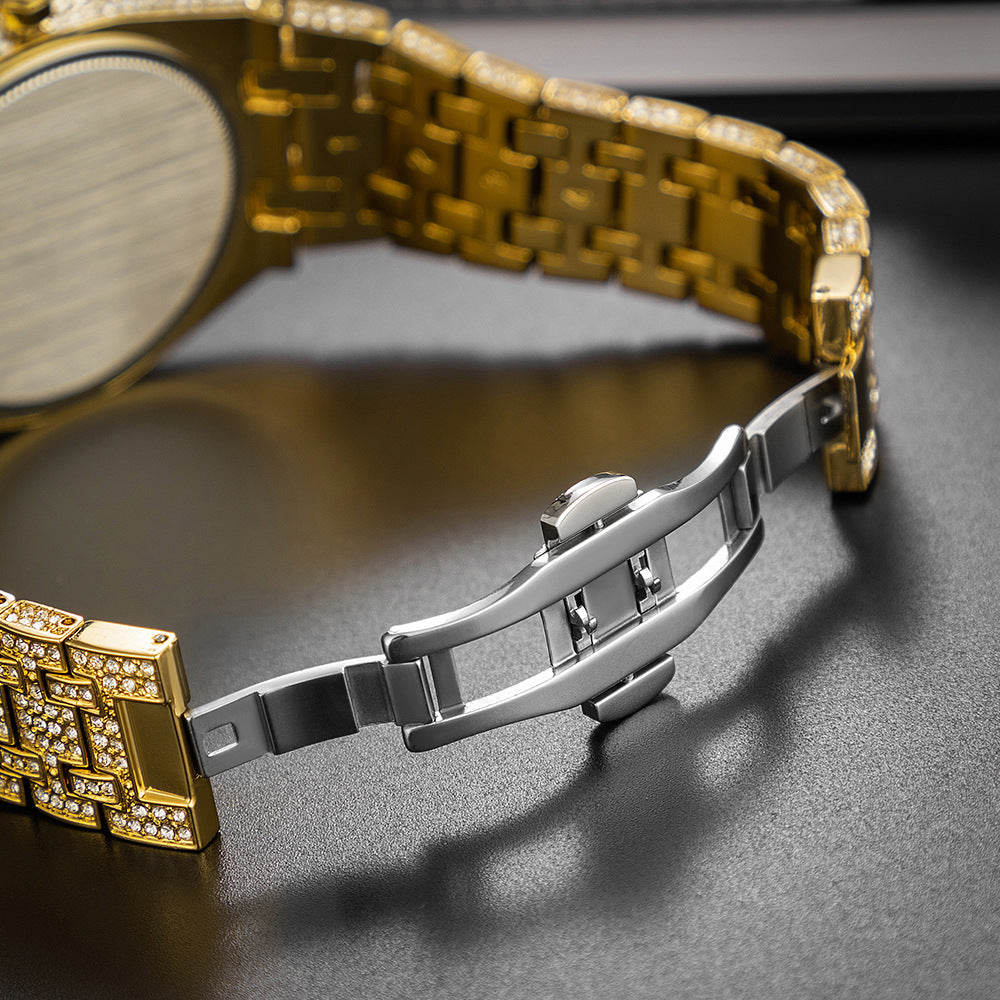 "Starry Sky" Diamond-Set Men's Quartz Watch