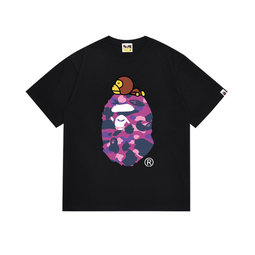 BAPE Summer Camouflage Ape Head Short-Sleeve T-Shirt