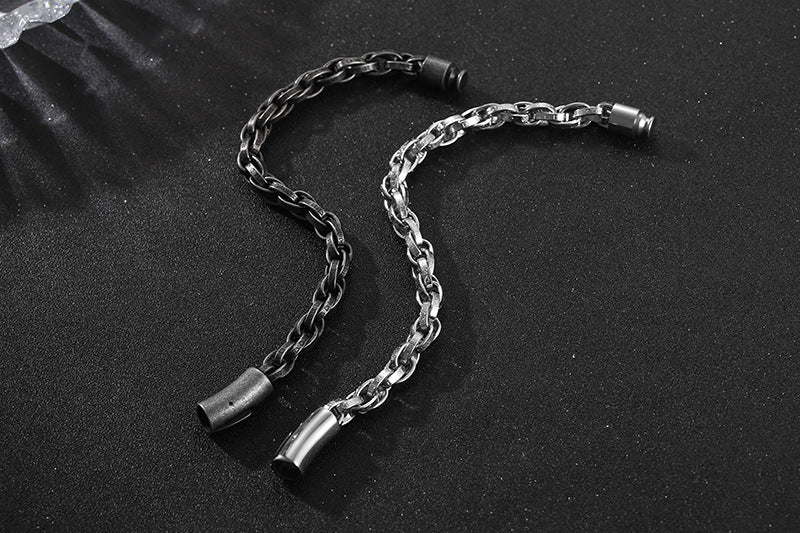Retro Distressed Handmade Braided Twist Bracelet