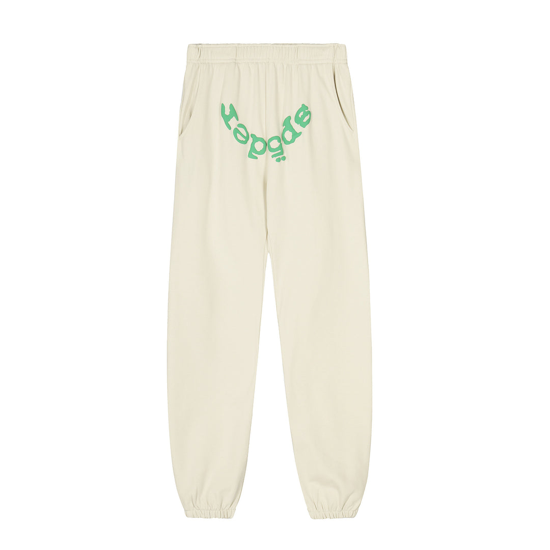 Sp5der 555555 star pattern hooded trousers and sweatshirt