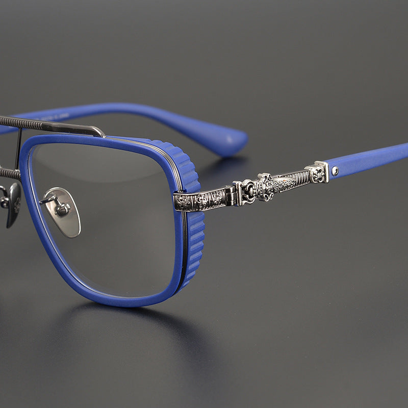 Chrome Hearts Double-Bridge Eyewear with Premium Engraving