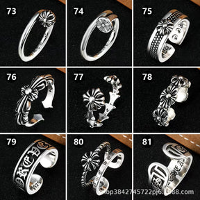 chrome hearts S925 silver open ring