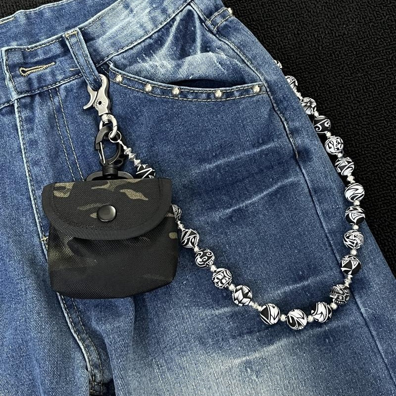 Silicone Camouflage Coin Purse, Pants Chain, Keychain