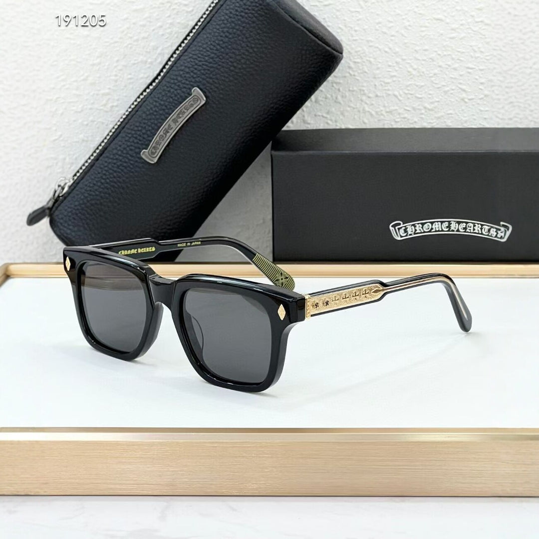 Chrome Hearts AMB Square-Frame Sunglasses
