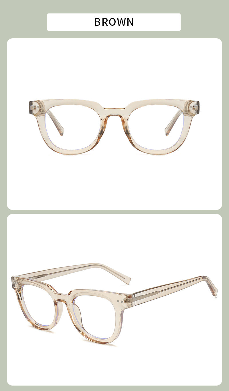 Classic Retro Thick-Frame TR90 Glasses